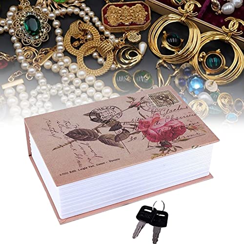 UTILIZZO DEL PRODOTTO: La cassaforte per libri nascosti può contenere contanti, carte di credito, monete, passaporti, documenti di valuta, gioielli, souvenir, passaporti e altri oggetti di valore all'interno.