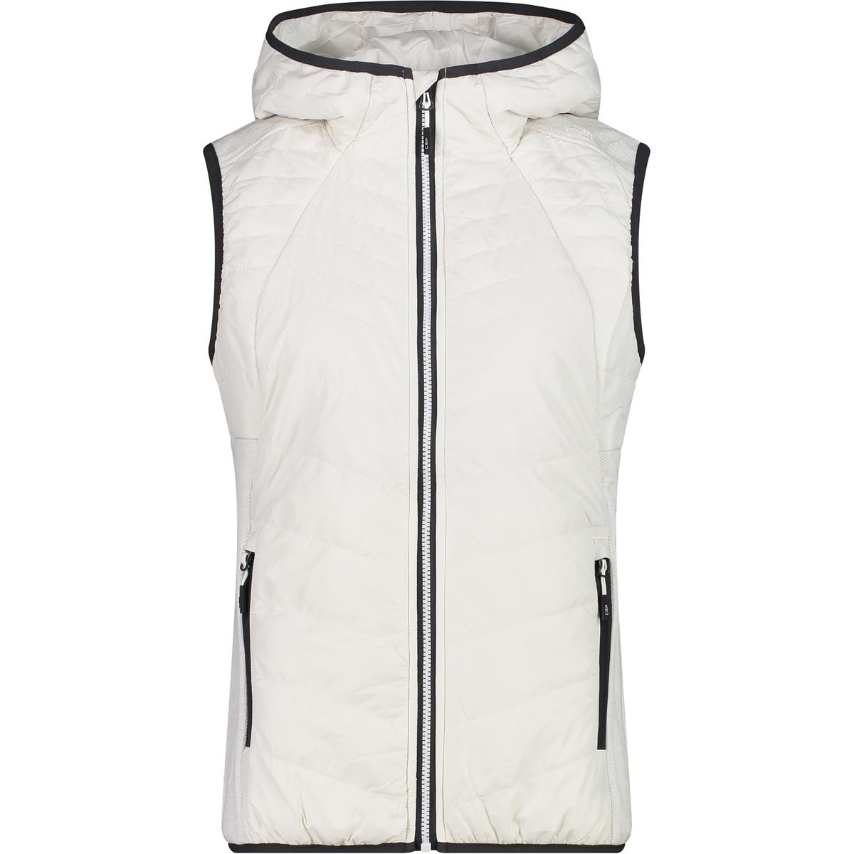 CMP Damen Hybrid Hoodie Weste Steppweste