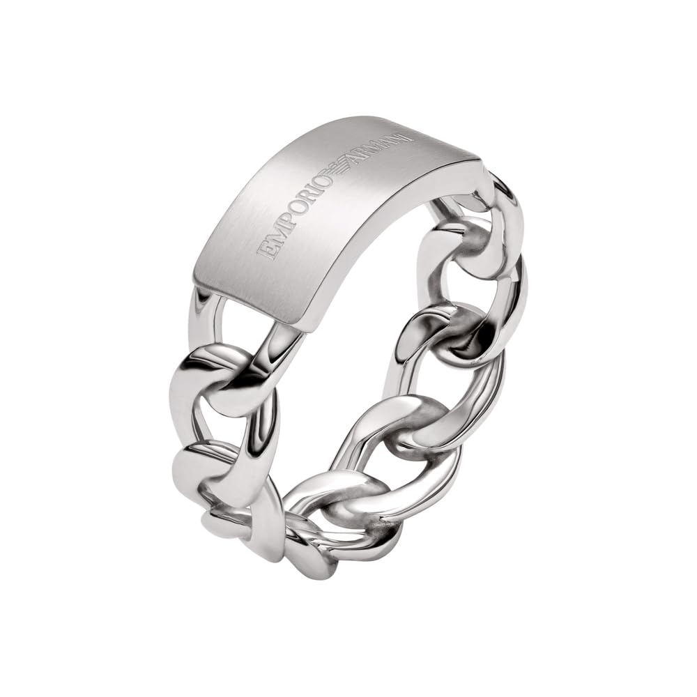Emporio Armani Herren Silberfarbener Ring, EGS33050409