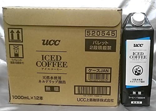 Amazon Ucc 業務用 アイスコーヒー 無糖 1l 1l 12本 Ucc ユーシーシー コーヒー飲料 通販