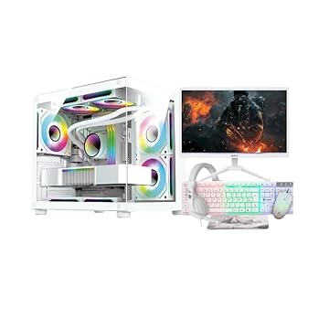 PC Gamer Completo Arvex Branco Intel Core i7 3770, GeForce RTX 3050, Memoria 16GB DDR3, SSD 240GB