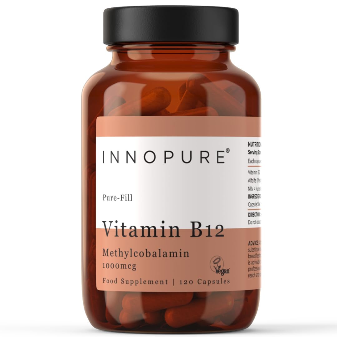 INNOPURE Vitamin B12 Methylcobalamin 1000mcg (No Fillers or Binders) Pure Fill