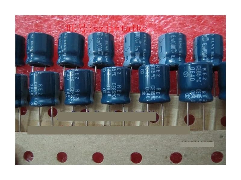 30PCS/50PCS electrolytic capacitor 6.3V1000UF 10X12 audio motherboard capacitor RE2 series ITCLEYMDZV(50PCS)