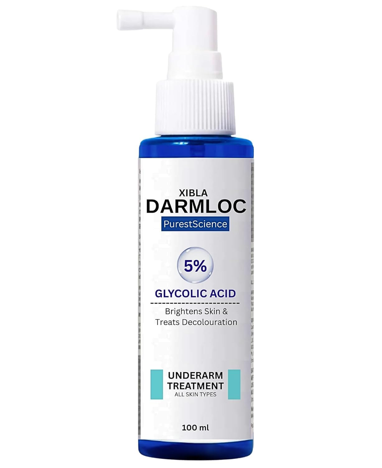 Underarm Brightening Spray 5% Glycolic Acid | Face, Neck, Knees & Body Exfoliating Toner