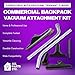 Commercial Backpack Vacuum Attachment Kit 1 1/2