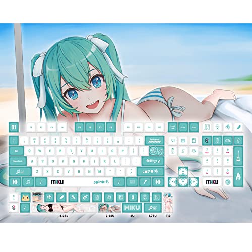 miku様用 Amazon.co.jp: 初音ミク MIKU風 キーキャップ PBT染め 昇華 OEM