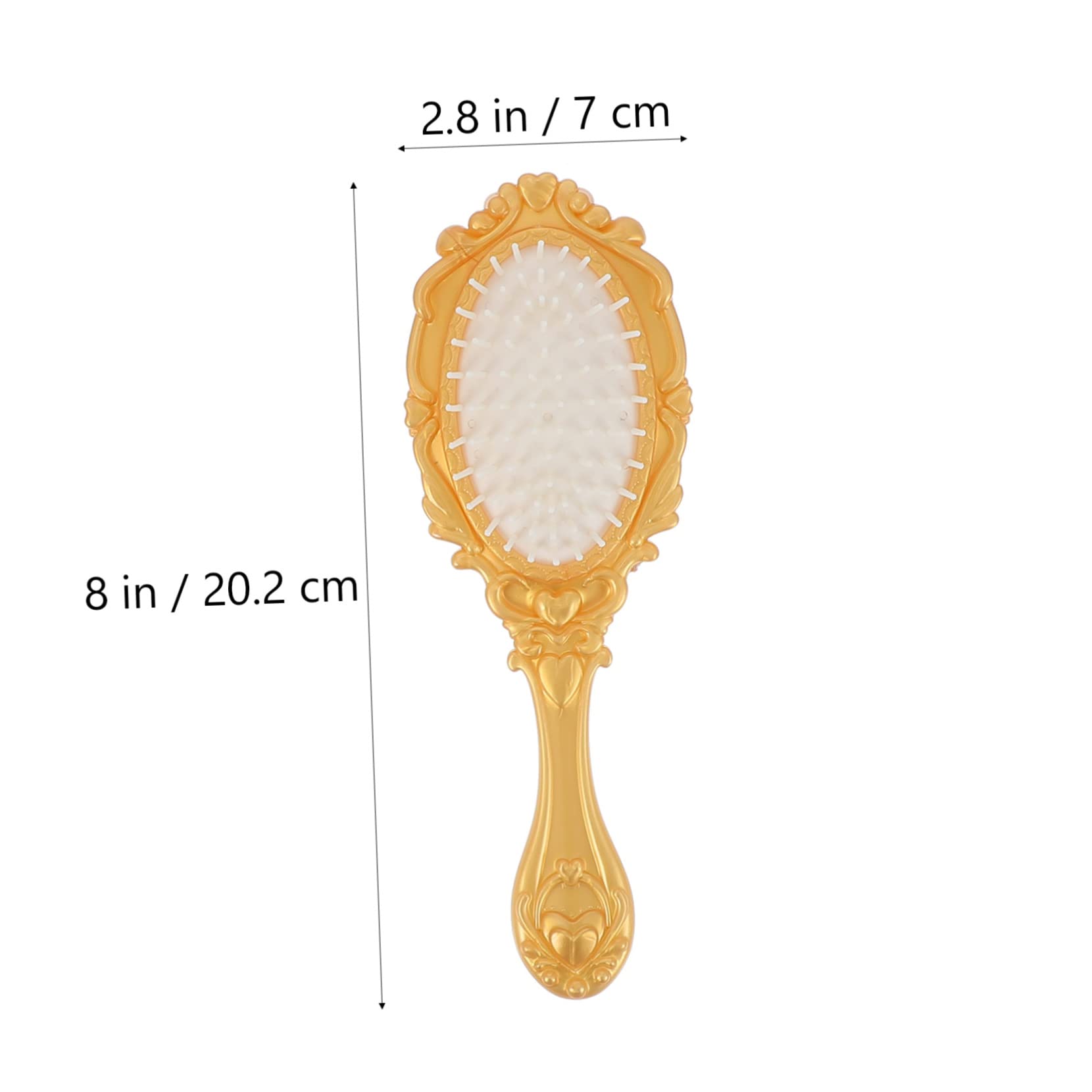 Ipetboom Vintage Haarbürsten mit Kunststoffgriff und Haarbürstenhalter 5 Stück für Damen und Kinder Geeignet für Nasses und Trockenes Haar Am Schminktisch