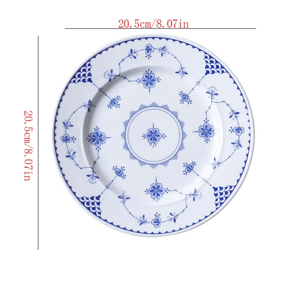 Platos De Comida Plato De Porcelana Simple, Plato De Cena De Cerámica, Platos Frescos For El Hogar, Plato De Cena Suministros Para La Fiesta