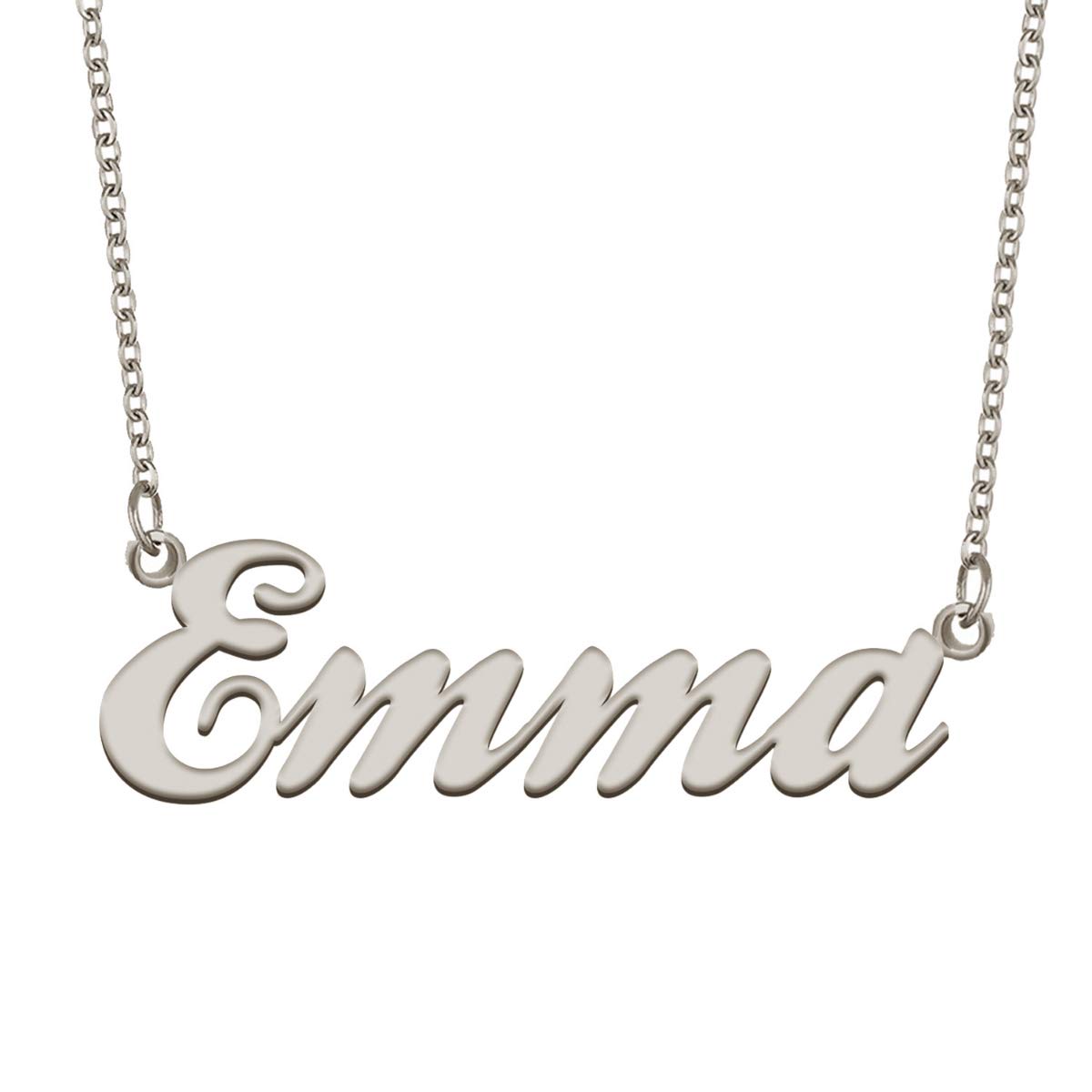Dancing WolfCustom Name Necklace Personalized Customized Any Names Stainless Steel Jewelry for Womens Mothers