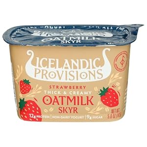 Icelandic Provisions, Yogurt Skyr Oat Strawberry, 5 Ounce