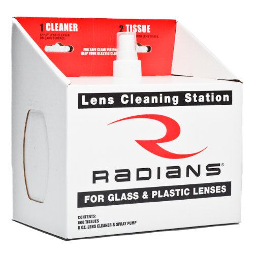 Radians Glass Cleaning Station with 8 oz Solution