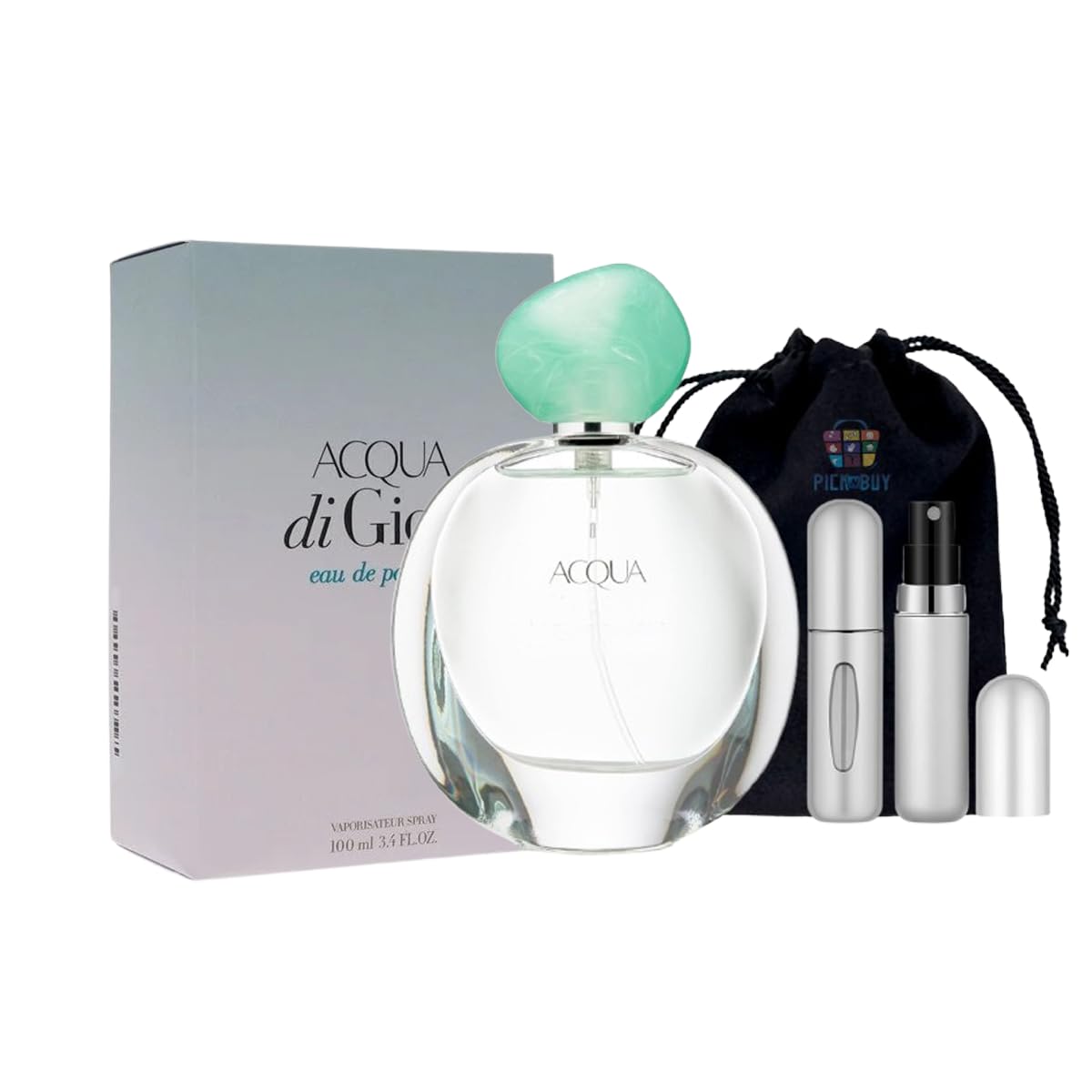 PICKN BUY Luxury Perfume for Women 0.34 Fl oz, Scent Compatible to Lou Lou Perfume, Made in USA, Long-Lasting Spray Comes in Refilable Bottle