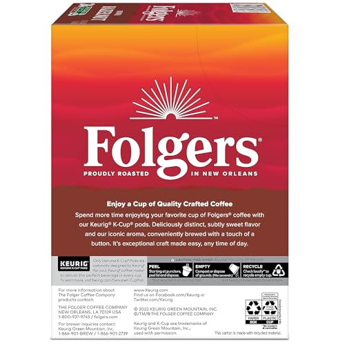 Image of Folgers Hazelnut Cream Keurig K-Cup Portion Pack, 24 Count