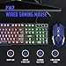 immagine 1INPHIC Mouse Gaming Silenzioso, 4800DPI Mouse da Gioco Ottico USB con Cavo, Regolazione 5 DPI, 7 Pulsanti Programmabili, 7 LED RGB con Peso Extra per i Giocatori, PC Laptop Mac (JDMM)