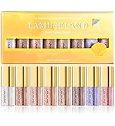 ICE LOVE Liquid Glitter Eyeshadow, 12 Colors Glitter Eyeshadow Palette,Shiny Pressed Highly Pigme...