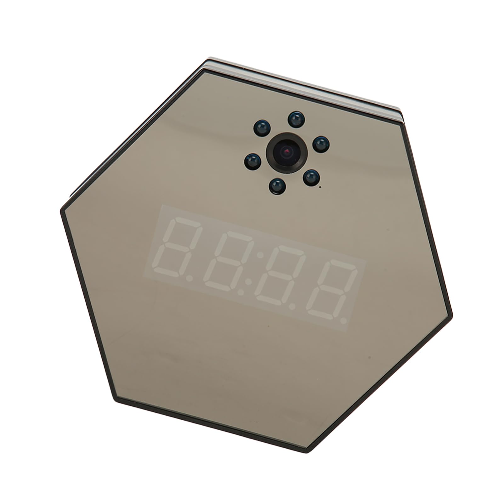 Caméra De Surveillance Intelligente, Caméra D'horloge WiFi HD 1080P sans Fil avec Vision Nocturne Et Détection De Mouvement Caméra Nounou sans Fil(黑色)