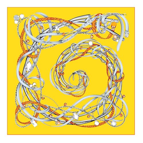 100% Pure Mulberry Silk Scarf-21''x21'' 14MM Silk Satin Hand rolled Scarf for Women Square Scarf2