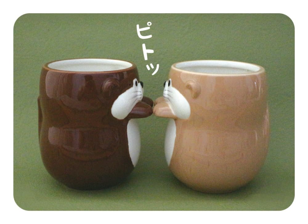 湯呑み　おめでとうです Amazon｜デコレコーポレーション そっとそえ手 湯呑 カワウソ