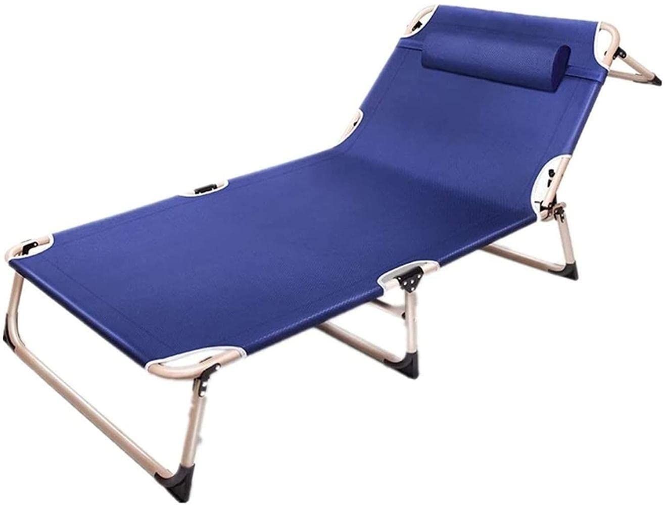 Chaise longue pliante haut de gamme grand confort 194x68cm pour jardin et terrasse