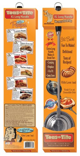 Toas-Tite Long Handled Pocket Sandwich Grill, X-Large, 21.75-Inch (79358)