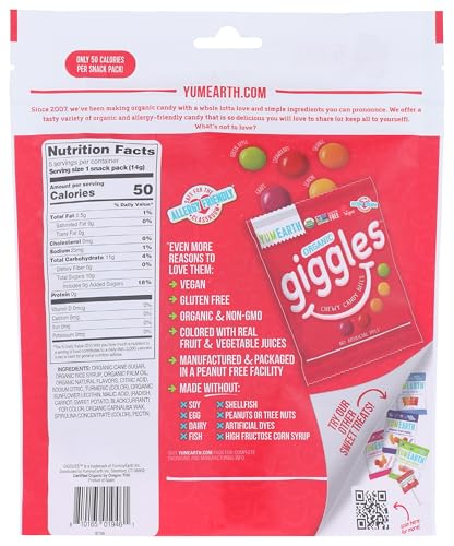 YUMEARTH Organic Giggles, 0.5 Onza (Pack de 5) miniatura 2