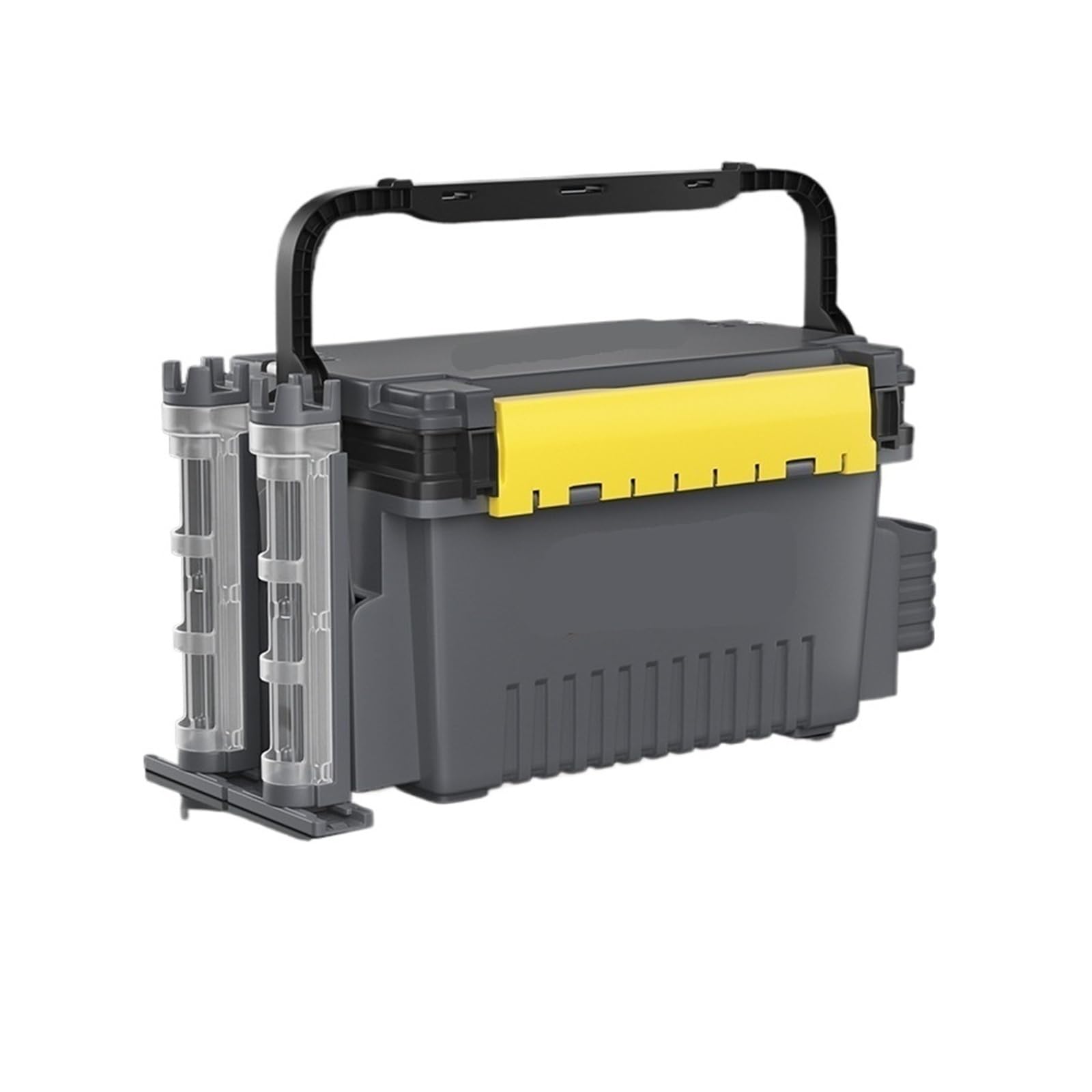 Multi-Functional Waterproof Fishing Tackle Box with Rod Holder(Style4)