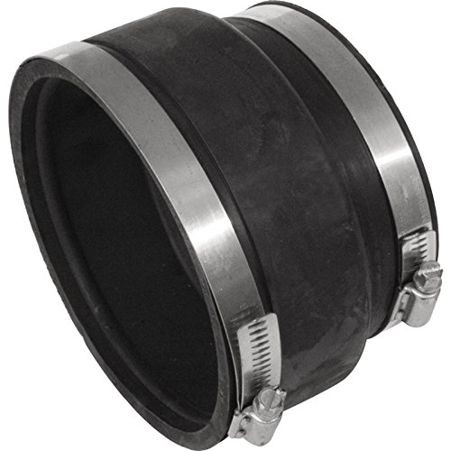 Image of Flexible Adaptor Clay to PVC 121-136mm to 100-115mm, 1 in Pack
