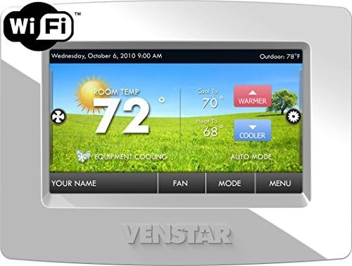Venstar T7850 Colortouch 7 Day Programmable Thermostat with Built in Wifi (Replaces T5900 and Acc0454) by Venstar