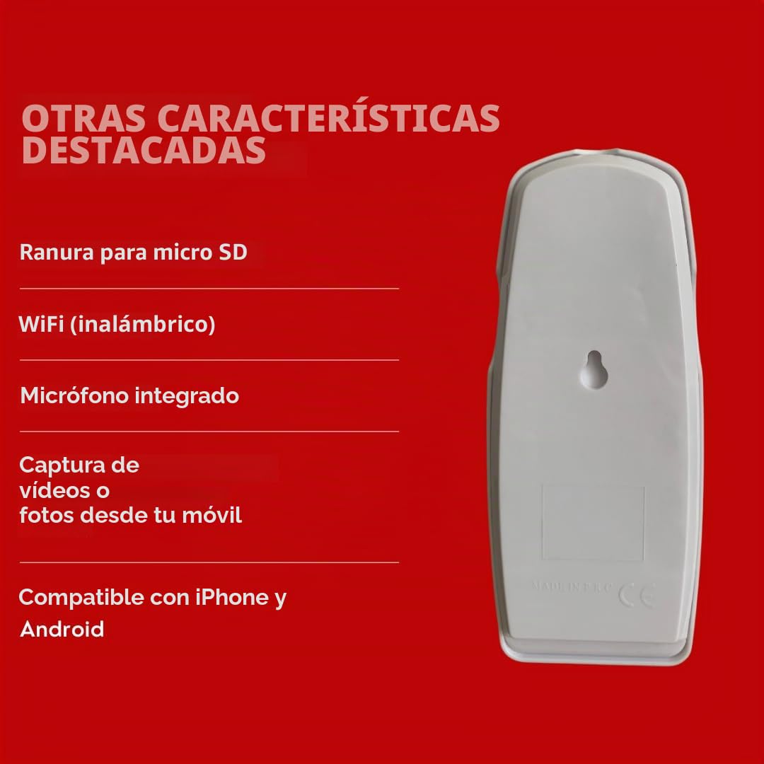 Ambientador Cámara Espía Ultra HD 4K WiFi