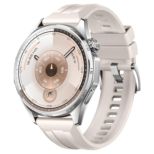 Image of XMUXI 22mm Watch Strap Compatible with Huawei Watch GT6 Pro GT 6 /5 /4 /3 46mm Straps Quick Release for bip 6 /Venu3 /Venu4 45mm /Vivoactive 4,Galaxy Watch 3 45mm Silicone Bands (NO WATCH)