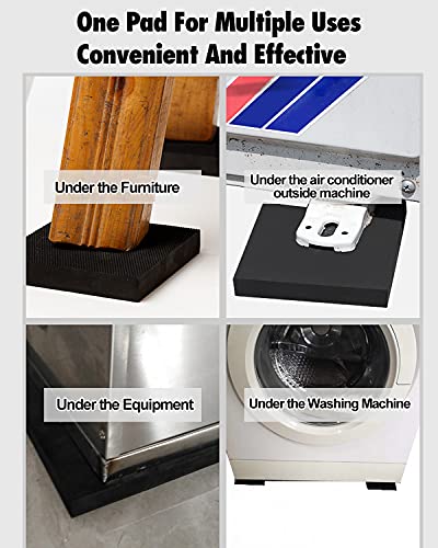 Rubberen blok 4 stks enkelzijdig raster kussen sterke stoere airconditioner apparatuur bufferen schokdichte pakkingen… - Image 5