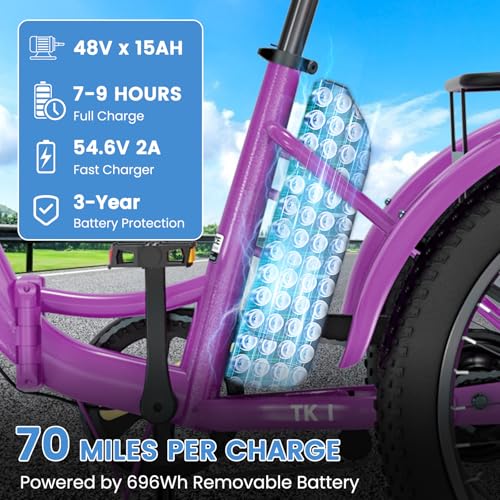 MOONCOOL Electric Trike front view