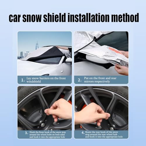 Ultra-Dick Auto Windschutzscheiben kompatibel mit LEX LX 2007-2013 Abdeckung Sonnenblende Wintergegen Schnee EIS Frost Sonne UV,