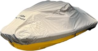 GEARS Rapids Extreme PWC Cover for Trailering and Storage | Fits Most Jet Skis and Personal Watercrafts from Seadoo, Yamaha, Kawasaki | Waterproof, UV-Blocking, Anti-Billowing, Trailerable (X-Large)