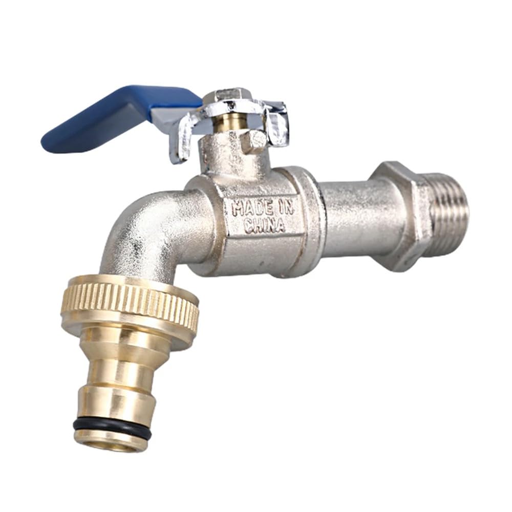 Connettore per rubinetto da giardino in ottone G3/4", adattatore per tubo flessibile a sgancio rapido, accessori per attrezzi da giardinaggio domestic