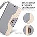 ProCase Galaxy S9 Plus Wallet Case, Flip Kickstand Case with Card Holders Mirror Wristlet, Folding Stand Protective Book Case Cover for 6.2 Inch Galaxy S9+ (2018 Release) -Grey