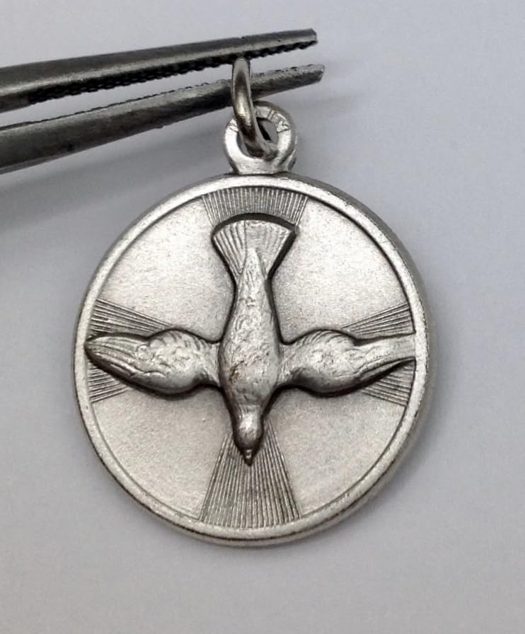 THE HOLY SPIRIT MEDAL (THE DOVE OF THE HOLY SPIRIT) - THE PATRON SAINTS MEDALS - 100% MADE IN ITALY3