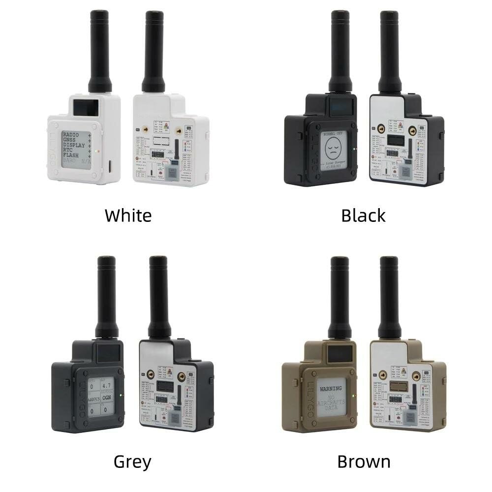 VIDOO Modulo Wireless NRF52840 LoRa SX1262 Sensore BME280 E-Paper 1,54 per Arduino L76K-Bianco Meshtastic 433MHz