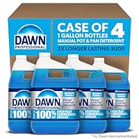 Dawn Professional Pot and Pan Detergent, Regular Scent, 3.8l (Case of 4)