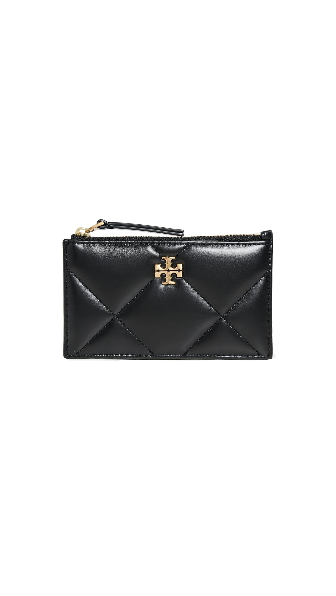 TORY BURCH ブラック カードケース セール】キラ ダイヤモンドキルト クローバー フラップカード