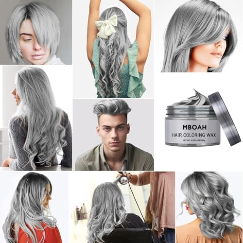 Cera de color temporal para cabello gris 120g miniatura 2
