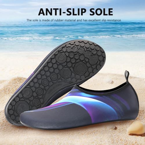Image of Water Shoes for Women Men Quick-Dry Barefoot Aqua Socks Swim Pool Non Slip Surf Yoga Exercise Outdoor Trave Essentials