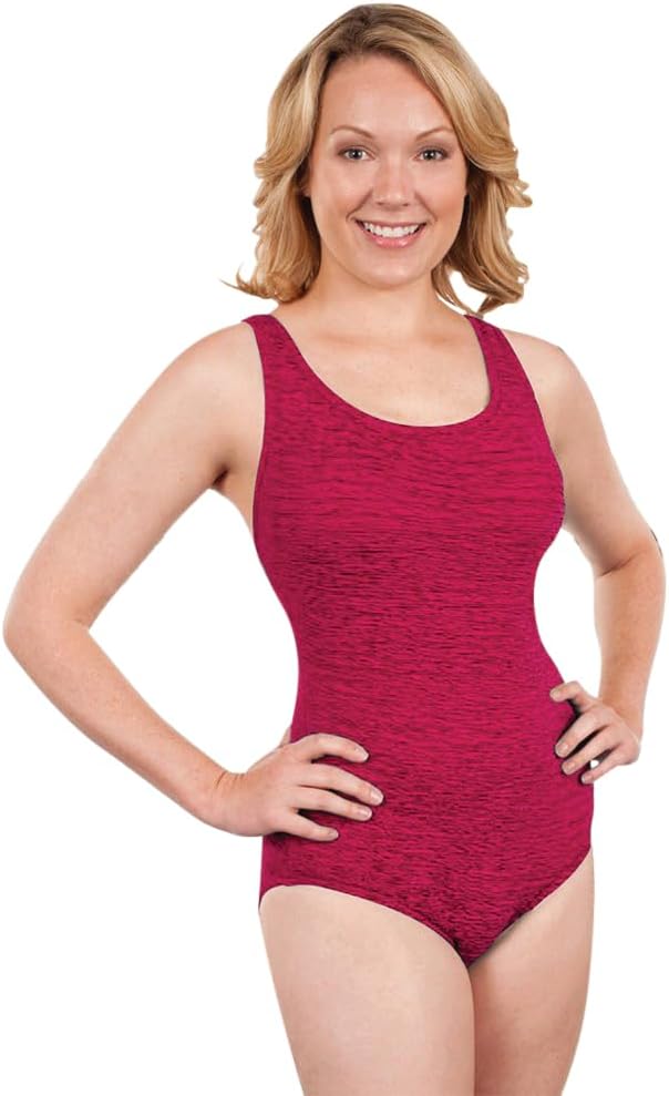 CHLORINE RESISTANT KRINKLE TEXTURED SOLID CROSS BACK ONE PIECE
