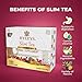 HYLEYS Slim Tea 9 Flavor Assortment 100 Ct - Weight Loss Herbal Supplement Cleanse and Detox - 100 Tea Bags (1 Pack) - Herbal Tea Variety Pack