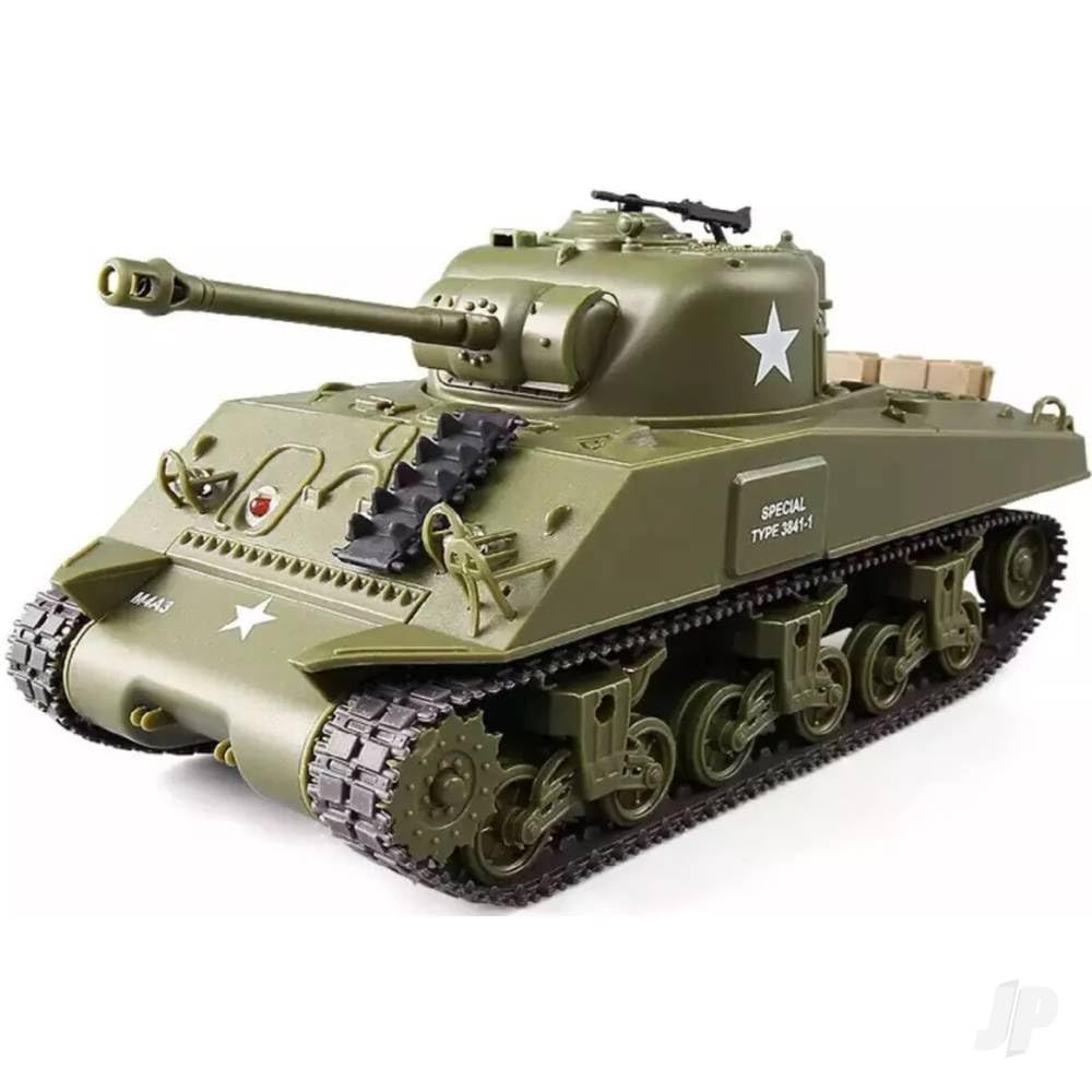 Henglong 1:30 Sherman Easy Eight RC Tank with IR Battle System and Sound