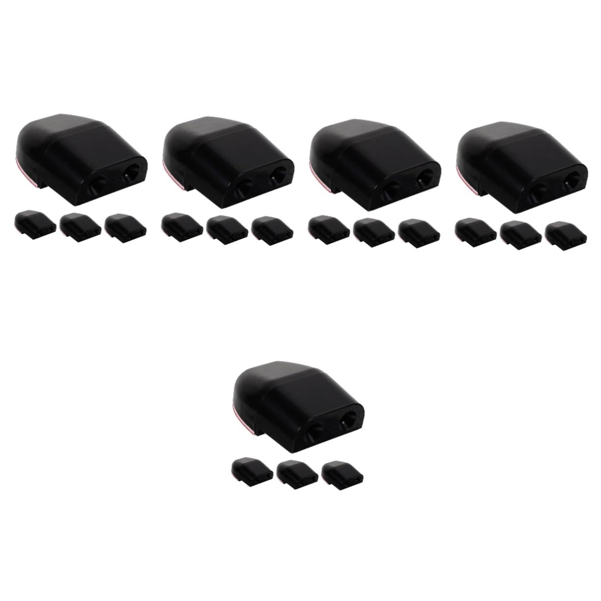 Zerodeko 5 Ensembles Sifflet Anti-cerf Avertissement De Cerf Siffler Dispositifs D'alarme De Cerf De Voiture Sifflets De Cerf Pour Voiture Sifflet De Cerf Pour Camions Abdos Noir 2 Paires*5