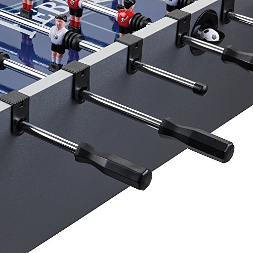 Fat Cat by GLD Products Rebel 4.5’ Foosball Table with Easy Snap Rods for Quick Assembly, and Sharp Blue Playing Field and Abacus Scoring, One Size - Thumbnail 3
