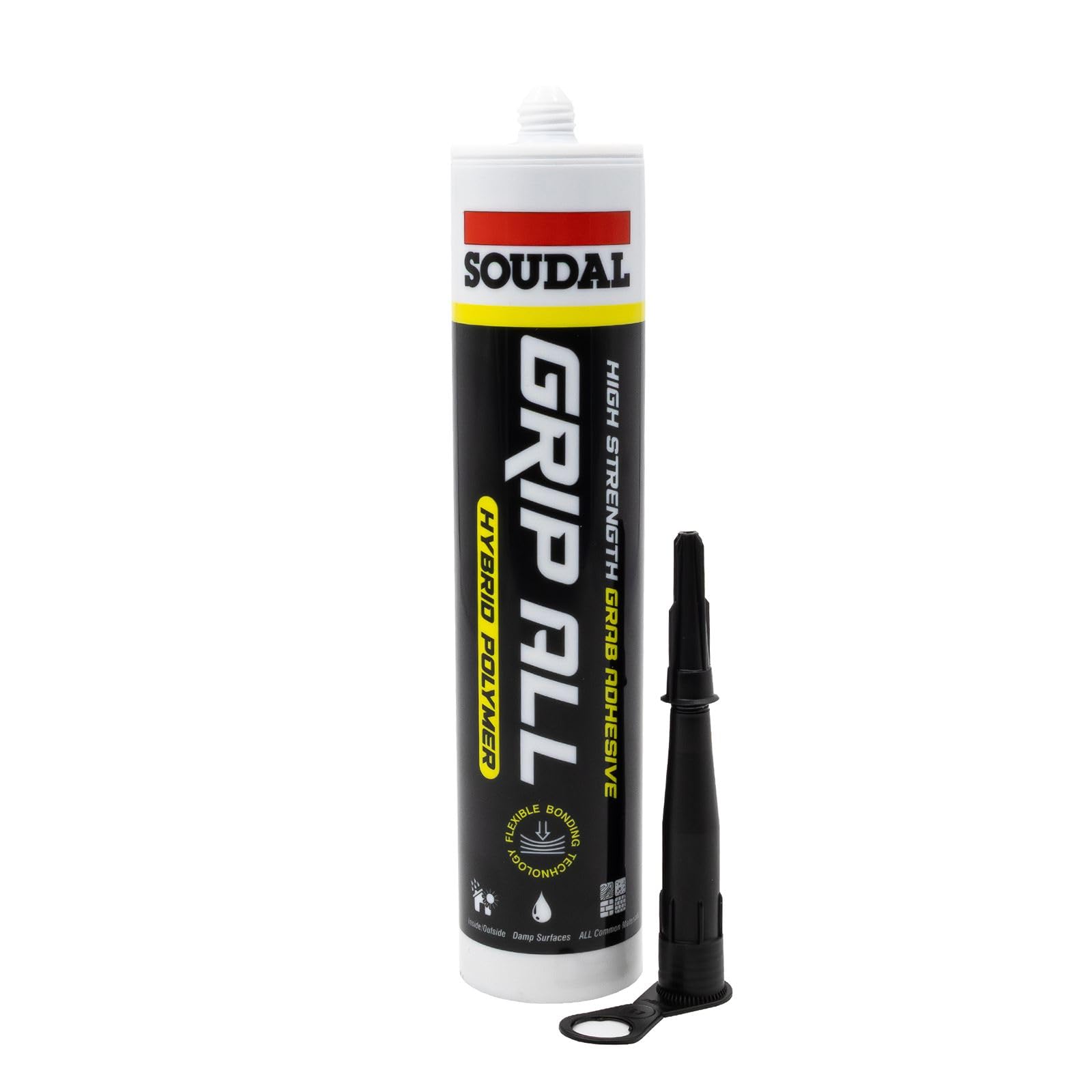 Grip All Hybrid Polymer SMX Adhesive Sealant - Black