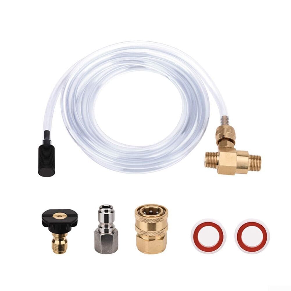 Kit d'injecteur de distributeur de savon réglable de qualité professionnelle pour nettoyeur haute pression