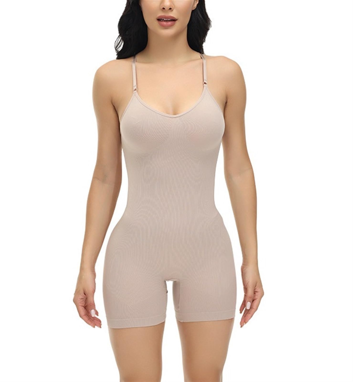 Generic QTANZIQI Bielizna modelująca dla kobiet Kontrola brzucha Fajas Body Bezszwowe figi Body bez pleców Pełne ciało